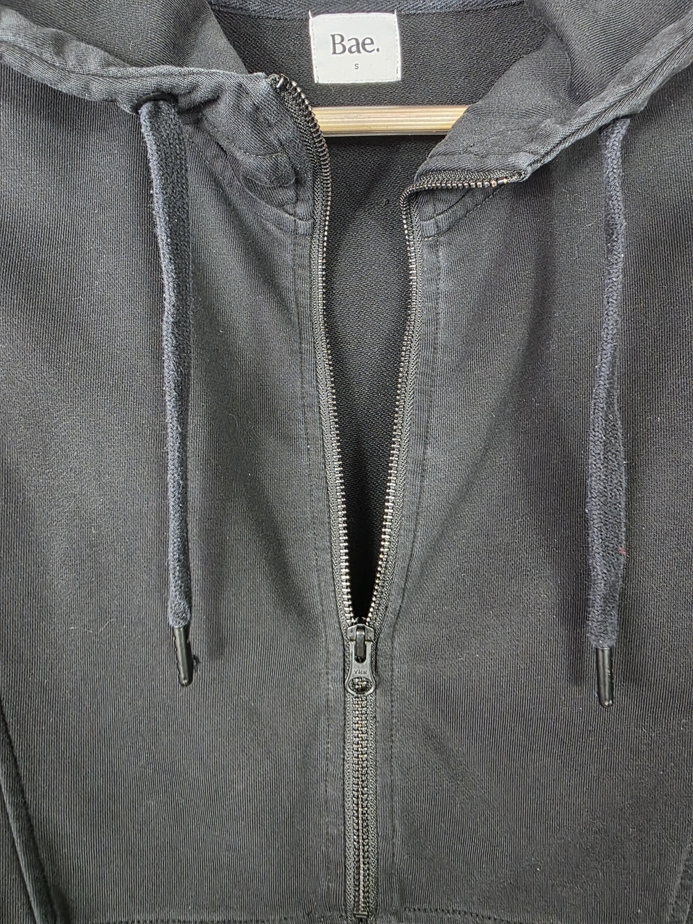 Bae. Run With Me Hoodie maternity & nursing hoodie in black - Picture 9 of 11